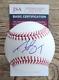 Drew Brees Signed Official Mlb Baseball With Jsa Coa #aq74950 New Orleans Saints