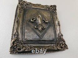 Fleur de Lis Wall Plaque, New Orleans, Saints, French, Louisiana Decor, Medieval