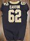 Game Worn Nfl Nike New Orleans Saints Black Nick Easton Jersey