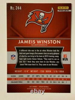 Jameis Winston 2015 Silver Prizm RC Saints #244 NM-MT