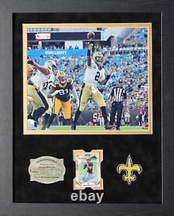 Jameis Winston Autographed Framed Photo New Orleans Saints Patch Panini 16x20