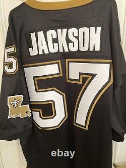 Jersey New Orleans Saints #57 Ricky Jackson Sz 52 2XL Quality Jersey By Wilson