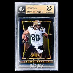 Jimmy Graham 2013 Select Black Prizm 1/1 BGS 9.5 GEM MINT Saints 1ST YEAR SELECT