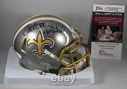 Joe Horn Signed New Orleans Saints Flash Mini Helmet NFL Star Hollywood +jsa Coa