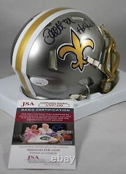 Joe Horn Signed New Orleans Saints Flash Mini Helmet NFL Star Hollywood +jsa Coa