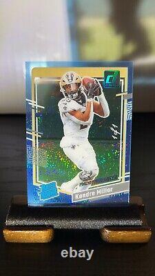 Kendre Miller 2023 Donruss Clearly Platinum Holo SP 1/1 Rated Rookie! Saints