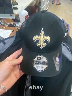 Lot oF 4 New Orleans Saints NFL Team Apparel JACKET-HAT-JERSEY-SHIRT Sz L-XXL