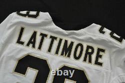 Marshon Lattimore #23 Saints Nike 2016 Team Game Issued On Field Nfljersey 42+3