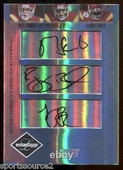 Matt Leinart Reggie Bush Lendale White 06 Leaf Limited Auto 1/1 USC Signed