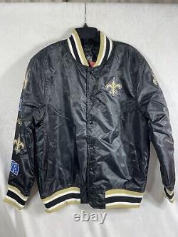 Men's Brand New Size L Large New Orleans Saints Starter Fashion Era Jacket NFL