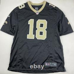 Men's New Orleans Saints Nike On Field Black Team Color Limited Jersey Size L