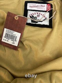 Mitchell & Ness New Orleans Saints Lightweight Black Satin Jacket 2xl