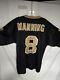 Mitchell & Ness Size 50 Xl Archie Manning #8 New Orleans Saints Black Jersey