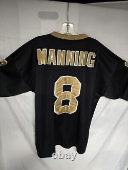 Mitchell & Ness Size 50 XL Archie Manning #8 New Orleans Saints Black Jersey