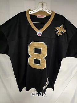 Mitchell & Ness Size 50 XL Archie Manning #8 New Orleans Saints Black Jersey