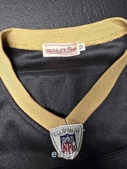 Mitchell & Ness Size 50 XL Archie Manning #8 New Orleans Saints Black Jersey