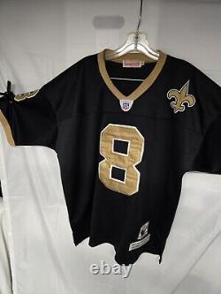 Mitchell & Ness Size 50 XL Archie Manning #8 New Orleans Saints Black Jersey