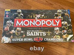 Monopoly New Orleans Saints Super Bowl Champions XLIV Collector's Edition New