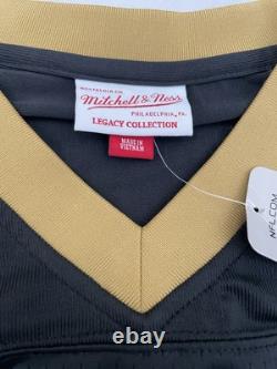 NEW Archie Manning New Orleans Saints Mitchell & Ness Jersey Small 36 Black NWT