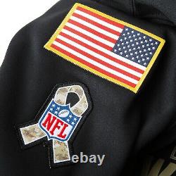 NEW Authentic Nike New Orleans Saints Men's NFL Salute to Service Black Hoodie
