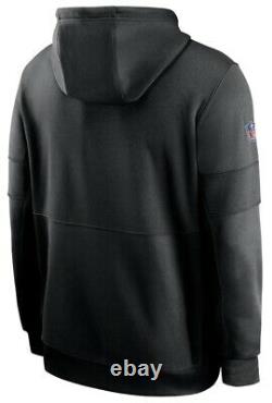 NEW Authentic Nike New Orleans Saints Mens NFL Crucial Catch Black Hoodie