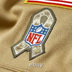 NEW Authentic Nike New Orleans Saints Mens NFL Salute to Service Tan Hoodie