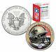 New Orleans Saints 1 Oz American Silver Eagle $1 U. S. Nfl Coin! Coa & Stand