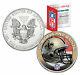 New Orleans Saints 1 Oz American Silver Eagle U. S. Nfl Coin! Coa & Stand