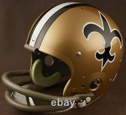NEW ORLEANS SAINTS 1967-1975 NFL Riddell TK Suspension Football Helmet