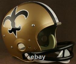 NEW ORLEANS SAINTS 1976-1982 NFL Authentic THROWBACK Football Helmet
