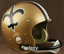 NEW ORLEANS SAINTS 1976-1982 NFL Riddell TK Suspension Football Helmet