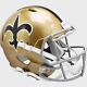 New Orleans Saints 1976-1999 Throwback Riddell Speed Replica Football Helmet