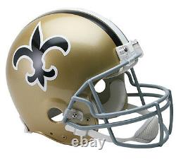 NEW ORLEANS SAINTS 2002 Riddell AUTHENTIC Throwback Football Helmet NFL