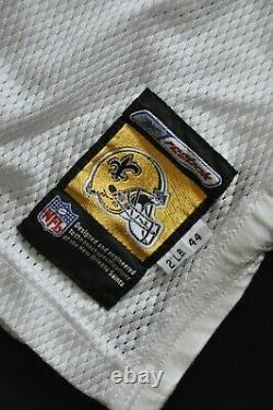 NEW ORLEANS SAINTS #48 REEBOK GAME CUT ISSUED TEAM WHITE JERSEY 2001 sz 44+2