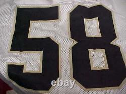 NEW ORLEANS SAINTS 58 White Embroidered Practice Jersey 12-44 Nike Berlin WI