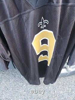 NEW ORLEANS SAINTS # 9 DREW BREES REEBOK JERSEY MENS XL Signed Authentic