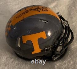 NEW ORLEANS SAINTS ALVIN KAMARA SIGNED TENNESSEE VOLUNTEERS MINI HELMET WithCOA