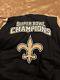 New Orleans Saints Champions Super Bowl Xliv 2010 Jacket Sz L Nwt