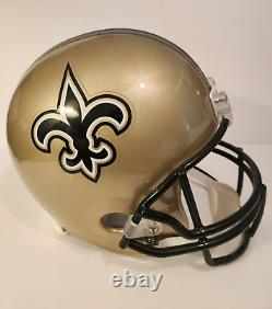 NEW ORLEANS SAINTS Full Size RIDDELL Replica Football Helmet Size Large