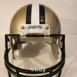 NEW ORLEANS SAINTS Full Size RIDDELL Replica Football Helmet Size Large