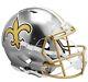 New Orleans Saints Full Size Riddell Authentic Flash Speed Helmet-new In Box