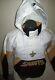 New Orleans Saints Limited Ed Nfl Starter Hooded Half Zip Pullover Jacket White