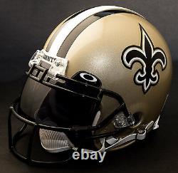 NEW ORLEANS SAINTS NFL Gameday REPLICA Football Helmet with OAKLEY Eye Shield
