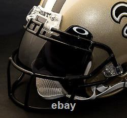NEW ORLEANS SAINTS NFL Gameday REPLICA Football Helmet with OAKLEY Eye Shield