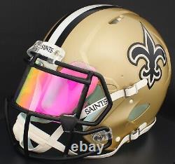 NEW ORLEANS SAINTS NFL Riddell SPEED Full Size Authentic Football Helmet