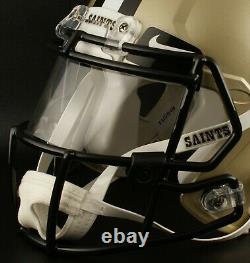 NEW ORLEANS SAINTS NFL Riddell SPEED Full Size Authentic Football Helmet