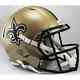 New Orleans Saints Nfl Riddell Speed Full Size Replica Football Helmet