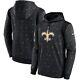 New Orleans Saints Nike 2021 Crucial Catch Sideline Performance Hoodie Men's 3xl