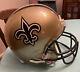 New Orleans Saints Riddell Nfl Full Size Replica Football Helmet M Euc Nfl Cert