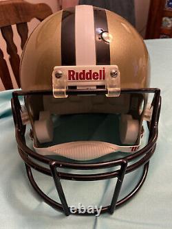NEW ORLEANS SAINTS Riddell NFL Full Size Replica Football Helmet M EUC NFL Cert